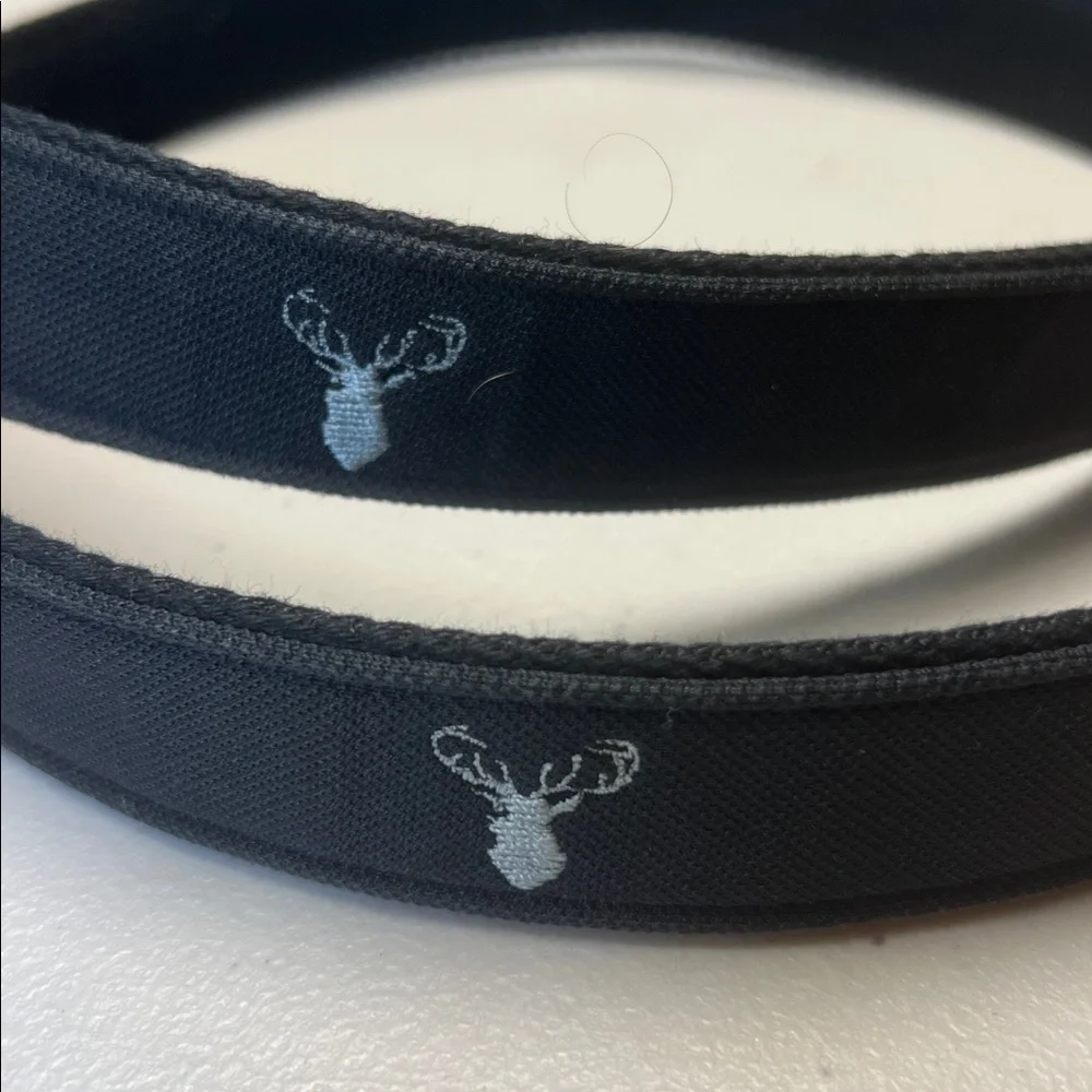 Boone Valley Men’s Black Strap Belt Sz 42